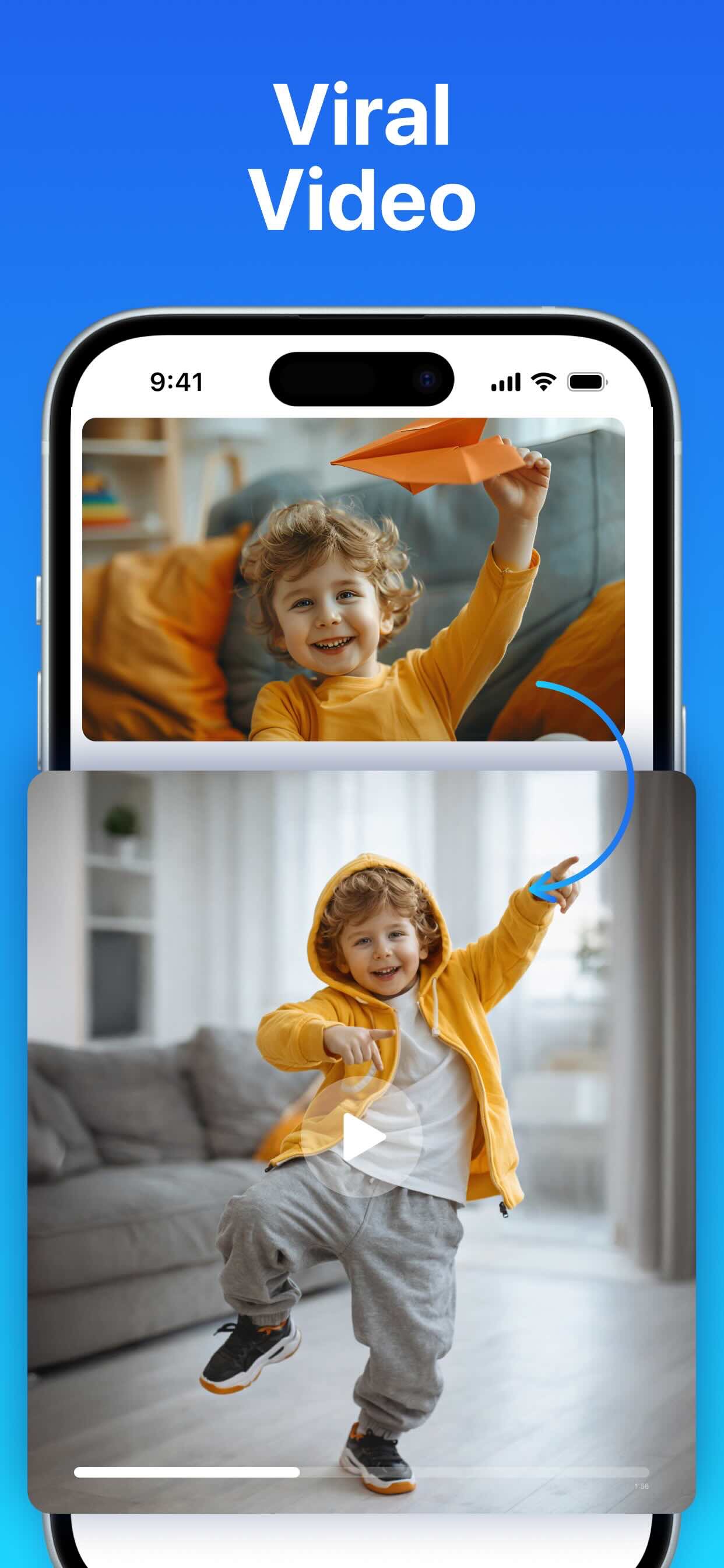 Chat AI bringing a childhood photo to life